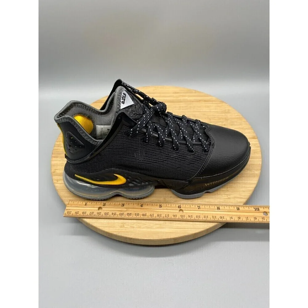 Nike Shoes Mens 5 LeBron James XIX Witness Black Basketball Sneakers DH1270 002